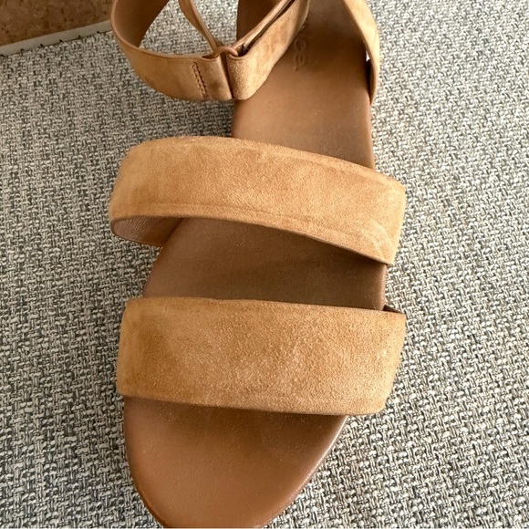 Vince “Jet” Genuine Suede Platform Sandals - Picture 4 of 12